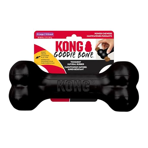 KONG Extreme Goodie Bone - Os à Mâcher en Caoutchouc Naturel pour Chiens de Grande Taille